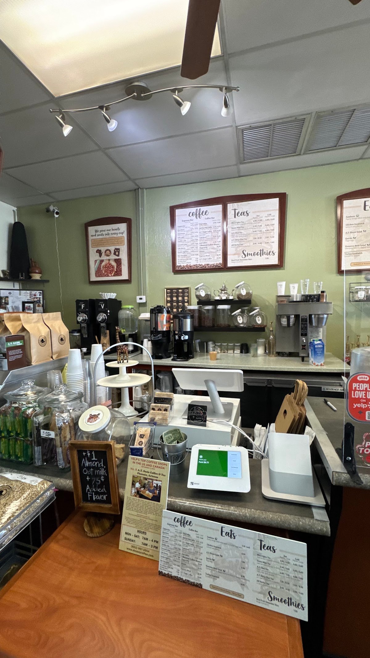 A T Oasis Coffee & Tea Shop specialty coffee shop in Phoenix - photo 5