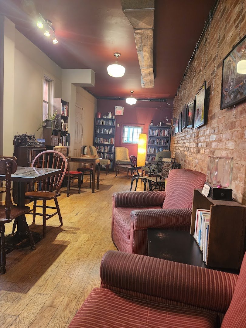 Interior of full of beans Coffee House & Roastery, specialty coffee shop in Toronto