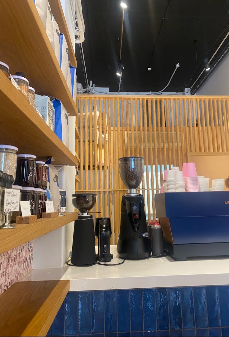 Interior of Dough Bakery, specialty coffee shop in Wellington
