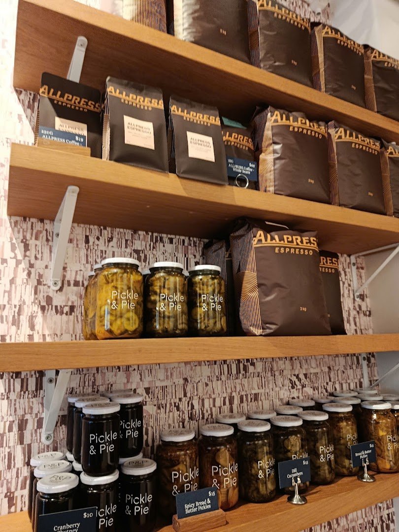 Interior of Dough Bakery, specialty coffee shop in Wellington