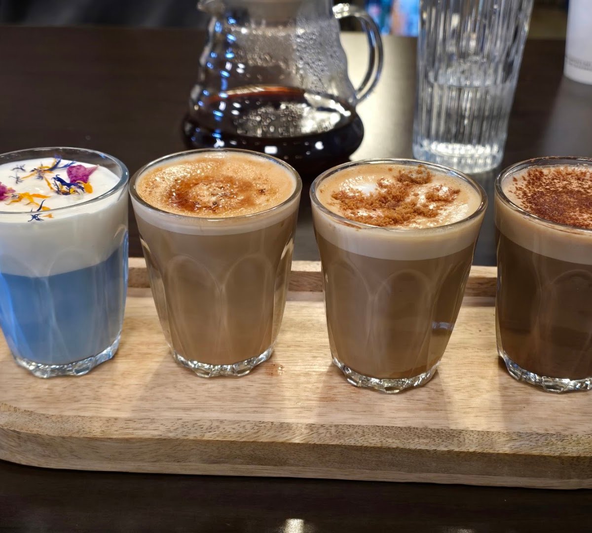Coffee at Bloom Coffee, specialty coffee shop in Louisville