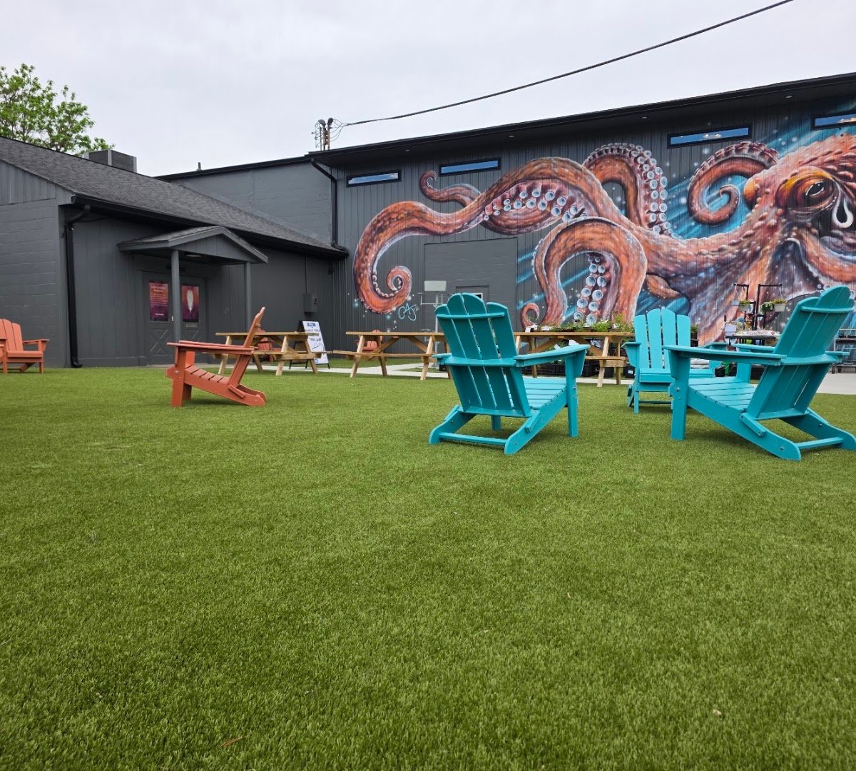 Storefront of Bloom Coffee, specialty coffee shop in Louisville