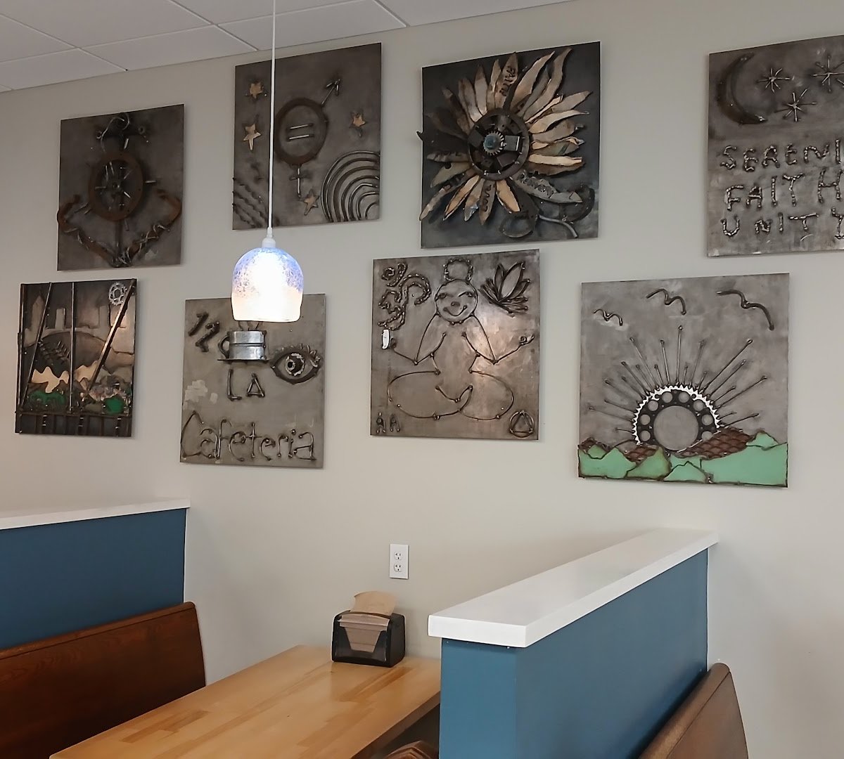 Interior of Stella Maris Coffee Shop, specialty coffee shop in Cleveland