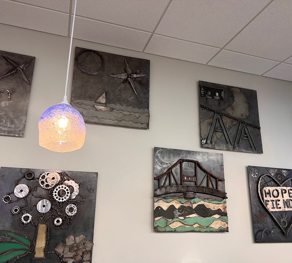 Interior of Stella Maris Coffee Shop, specialty coffee shop in Cleveland