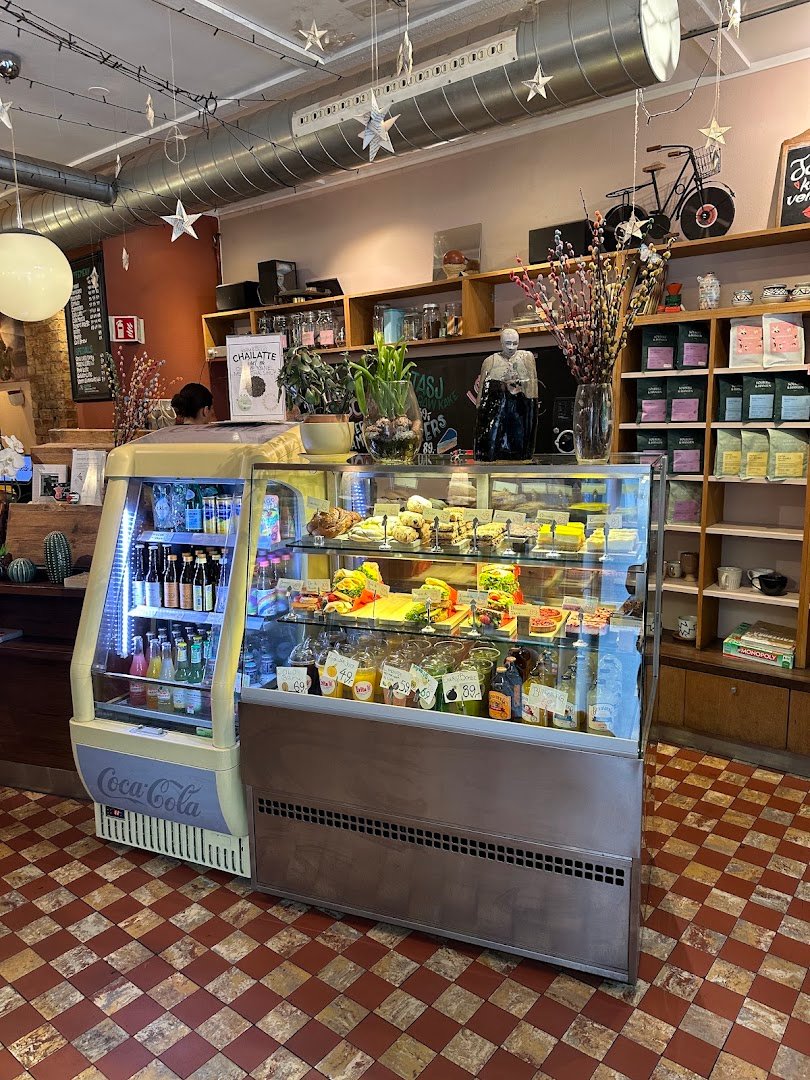 Interior of Evita Espressobar, specialty coffee shop in Oslo