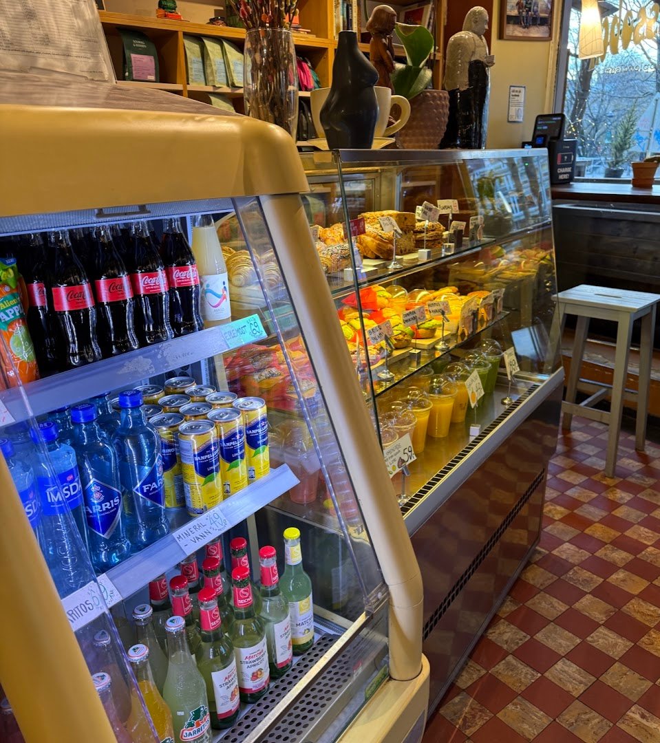 Interior of Evita Espressobar, specialty coffee shop in Oslo