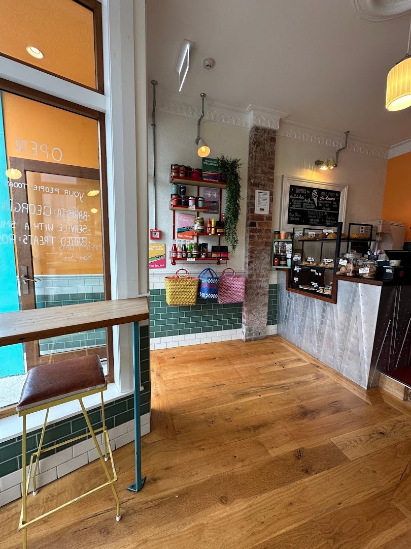 Interior of ONEPU Coffee & Icecream Shack, specialty coffee shop in Wellington