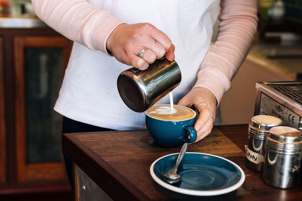 Coffee at ONEPU Coffee & Icecream Shack, specialty coffee shop in Wellington