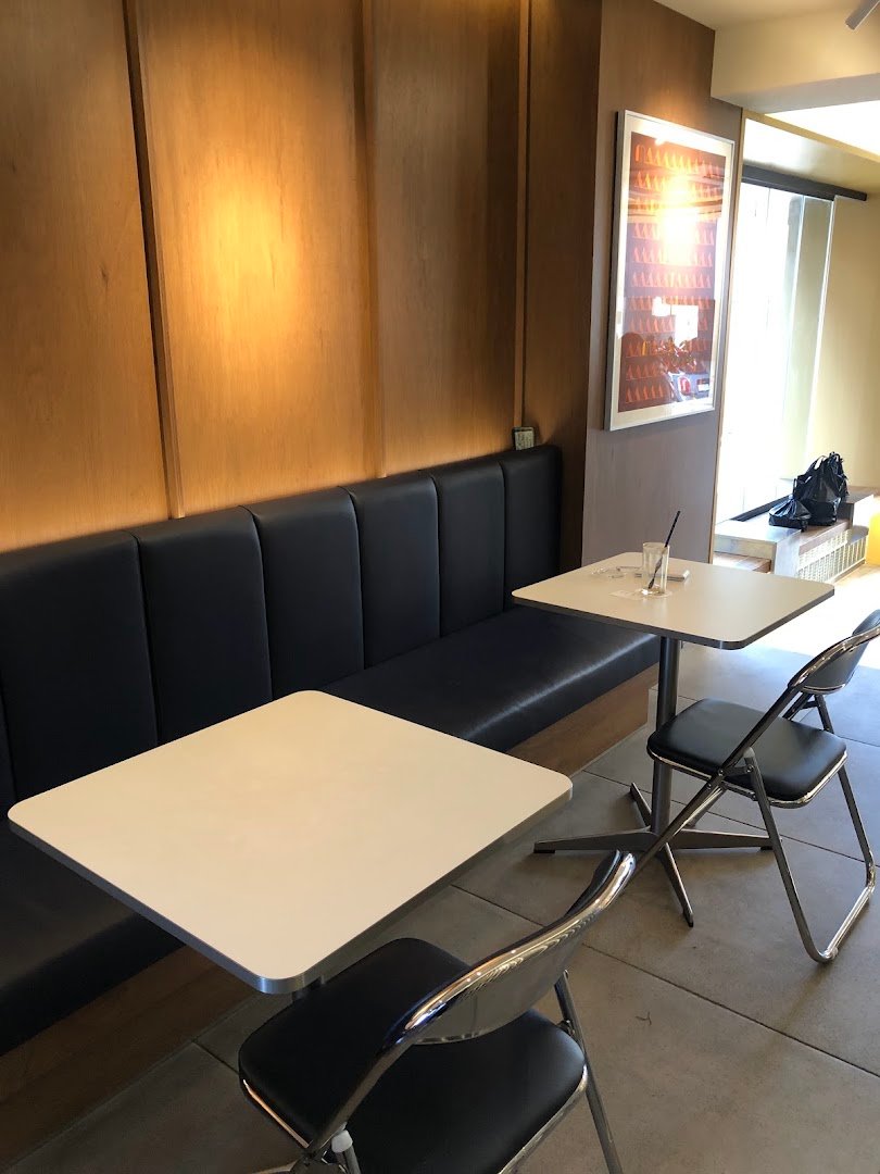 Interior of MAAT, specialty coffee shop in Seoul