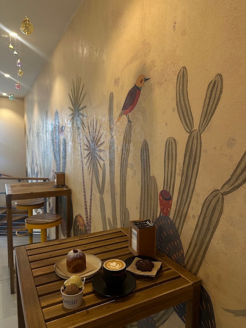 Interior of Otaleg, specialty coffee shop in Rome