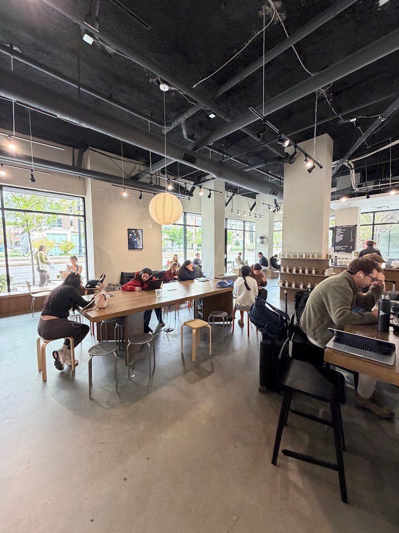 Interior of JJ Coffee Co, specialty coffee shop in Salt Lake City