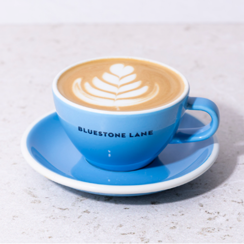 Coffee at Bluestone Lane Hoboken Café, specialty coffee shop in New York