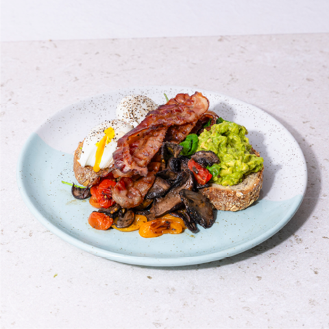 Food at Bluestone Lane Hoboken Café, specialty coffee shop in New York