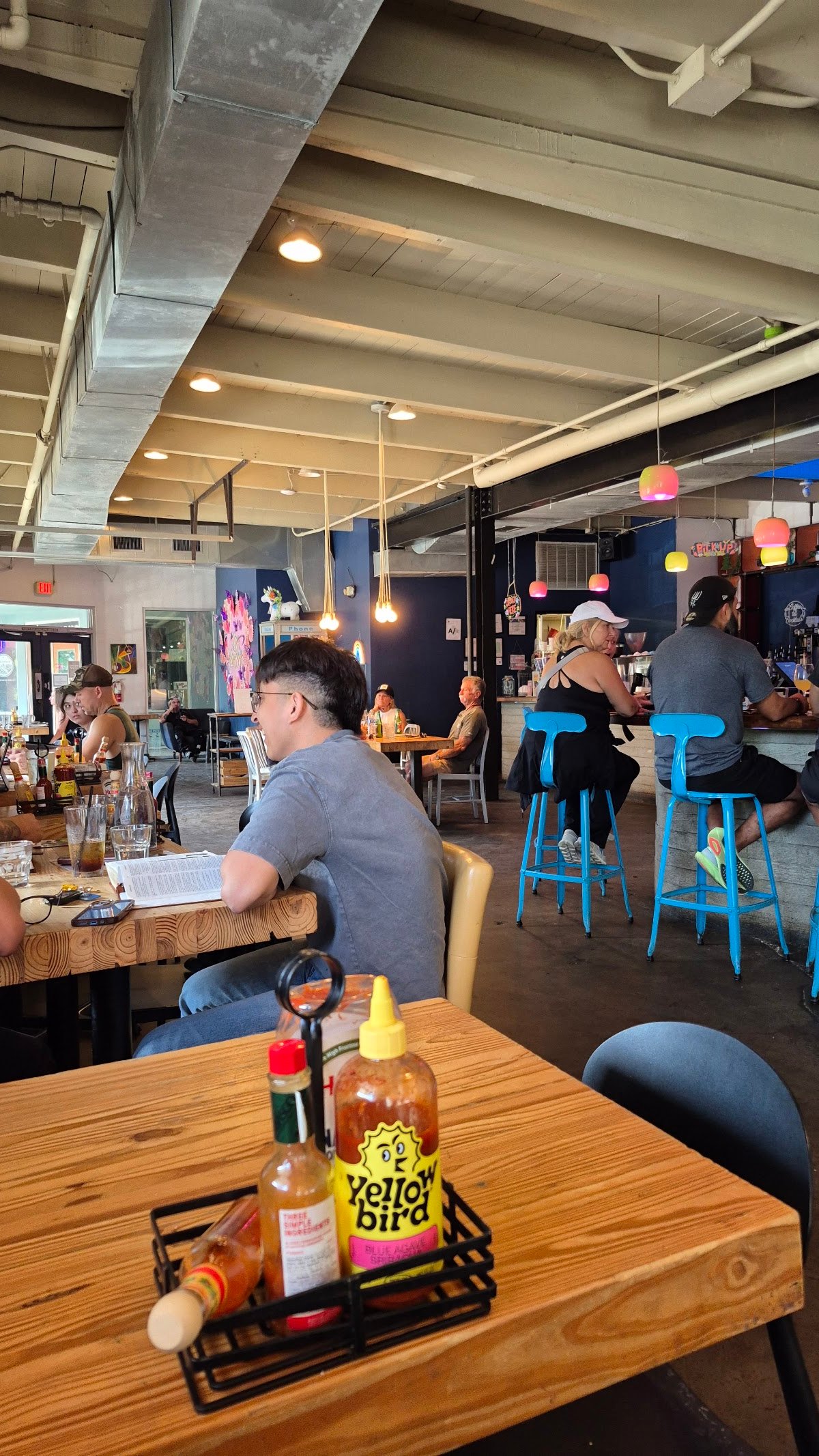 Interior of Halcyon Southtown, specialty coffee shop in San Antonio