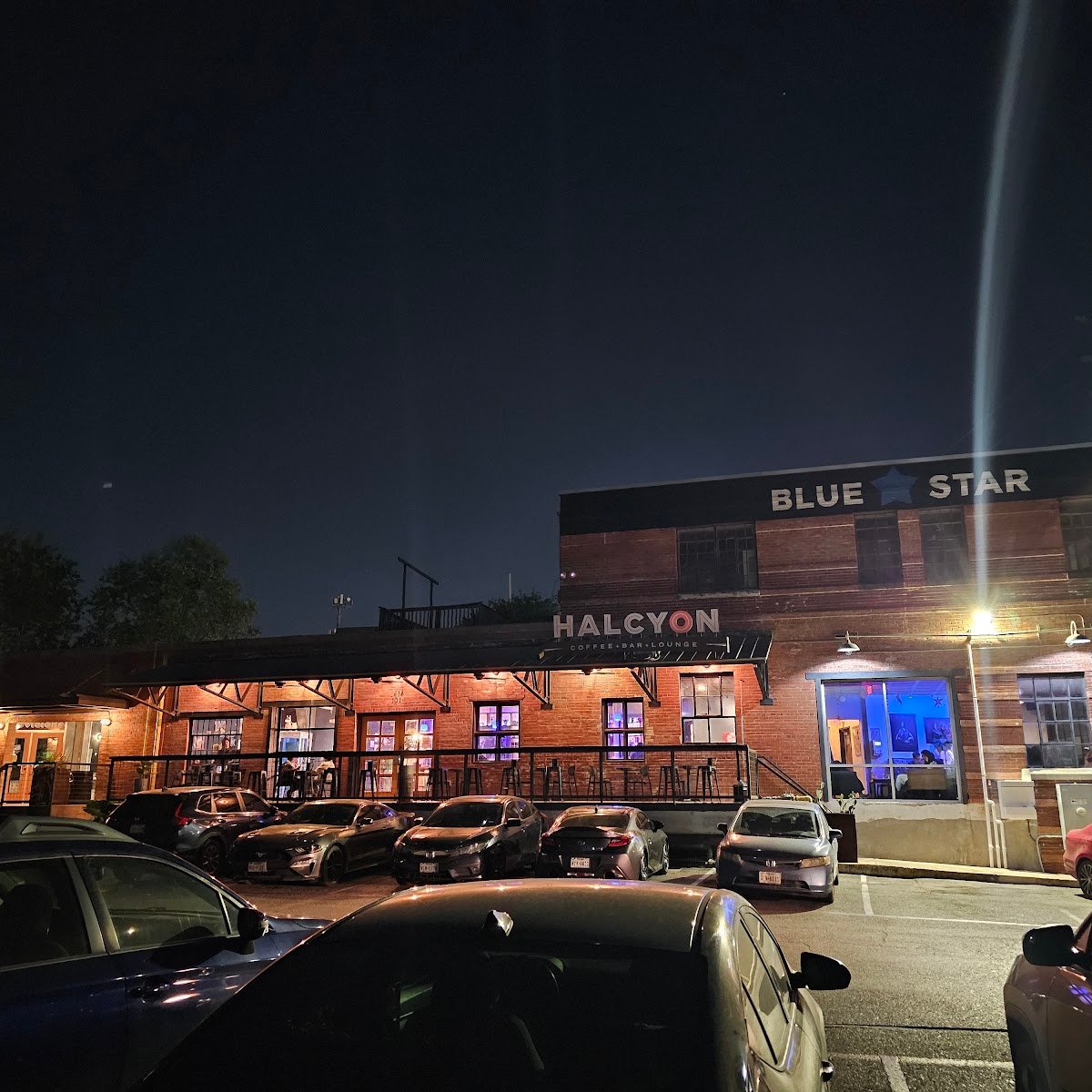 Storefront of Halcyon Southtown, specialty coffee shop in San Antonio