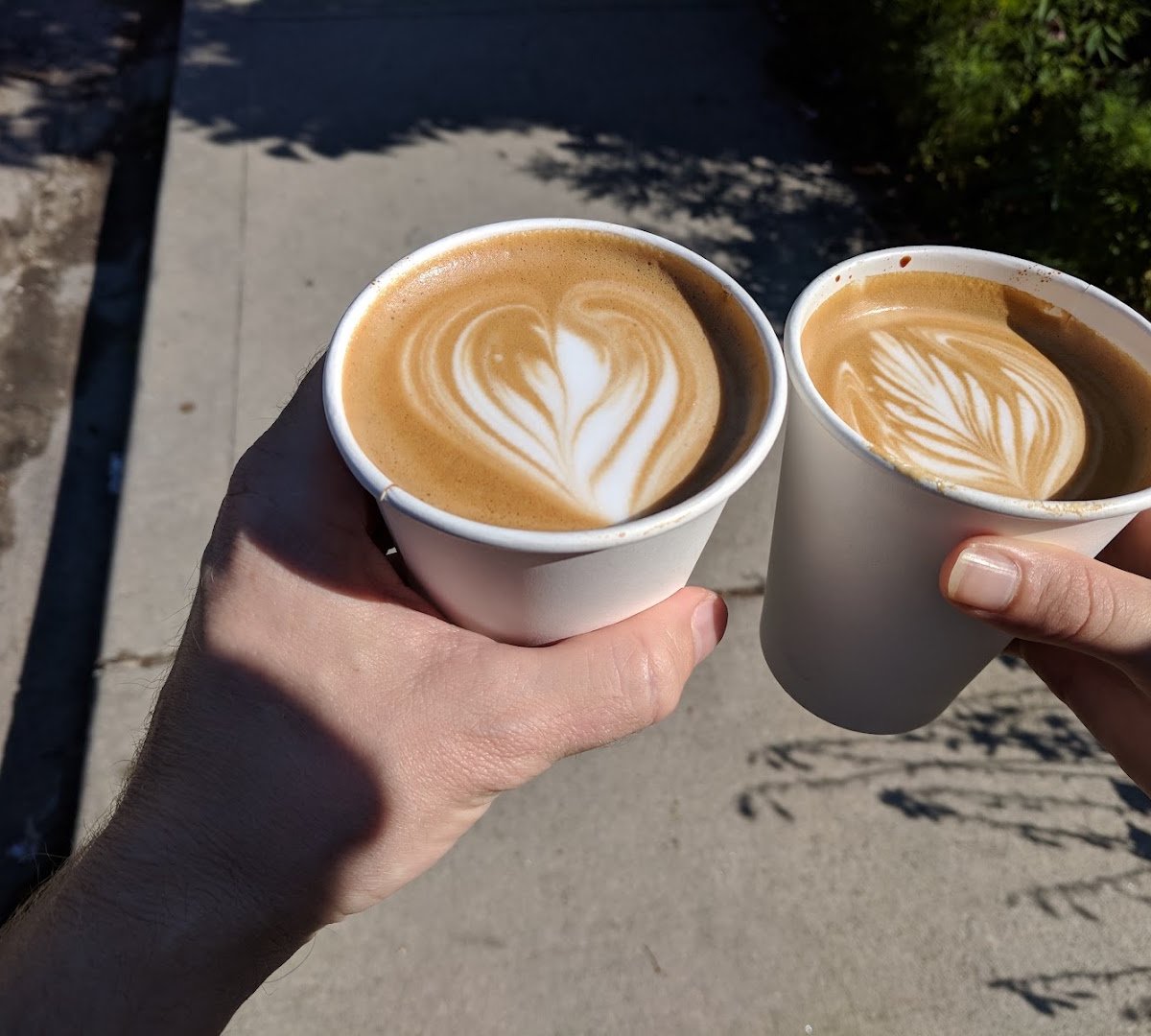 Coffee at Wallace Espresso, specialty coffee shop in Toronto