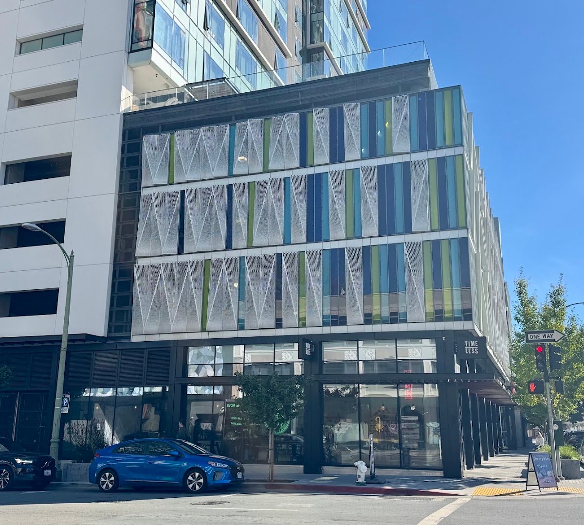 Storefront of Timeless Coffee, specialty coffee shop in Oakland