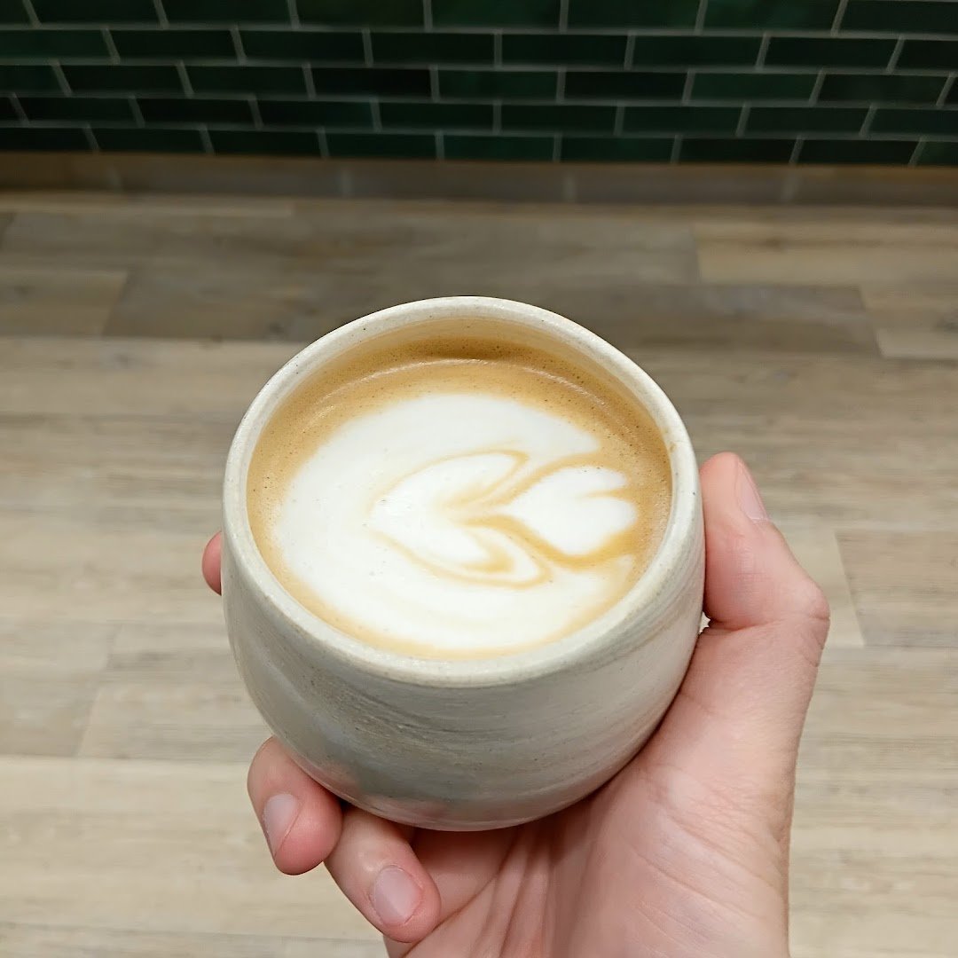 Coffee at Stroll Coffee, specialty coffee shop in Auckland