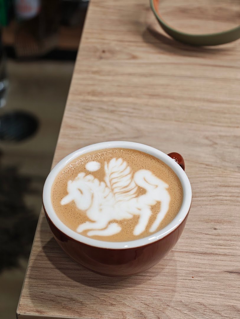 Coffee at Stroll Coffee, specialty coffee shop in Auckland