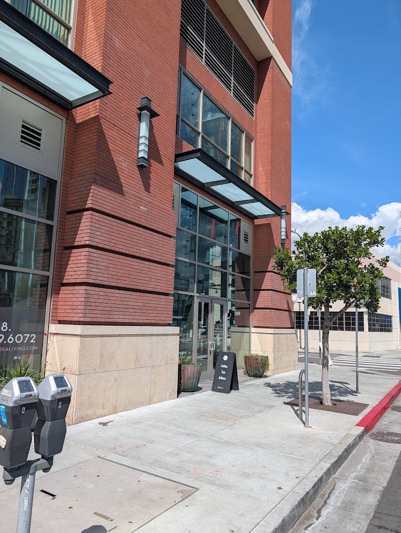 Storefront of Dr.ink, specialty coffee shop in San Jose