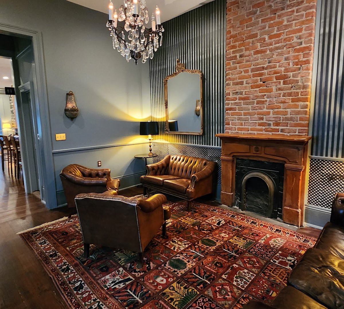 Interior of Trumpet and Drum Coffee House, specialty coffee shop in New Orleans