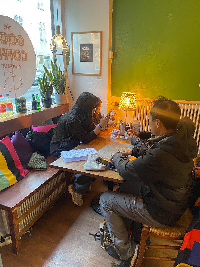 Interior of Good Life Coffee Roasters, specialty coffee shop in Helsinki