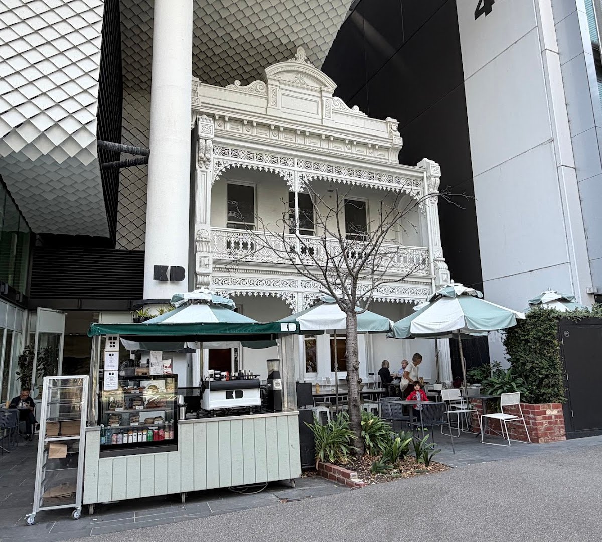 Storefront of The Kettle Black, specialty coffee shop in Melbourne