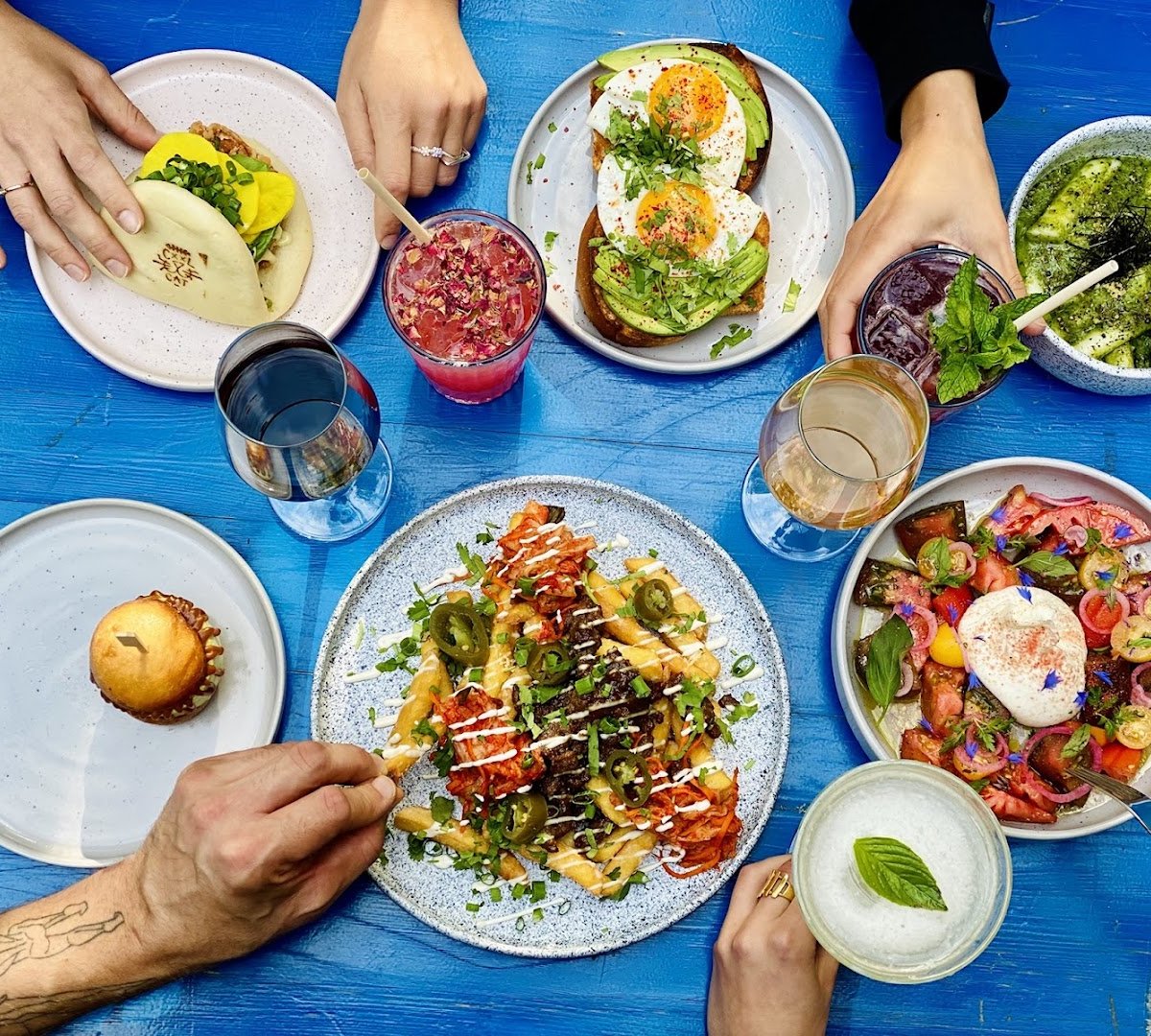 Food at The Cool Cat, specialty coffee shop in Warsaw