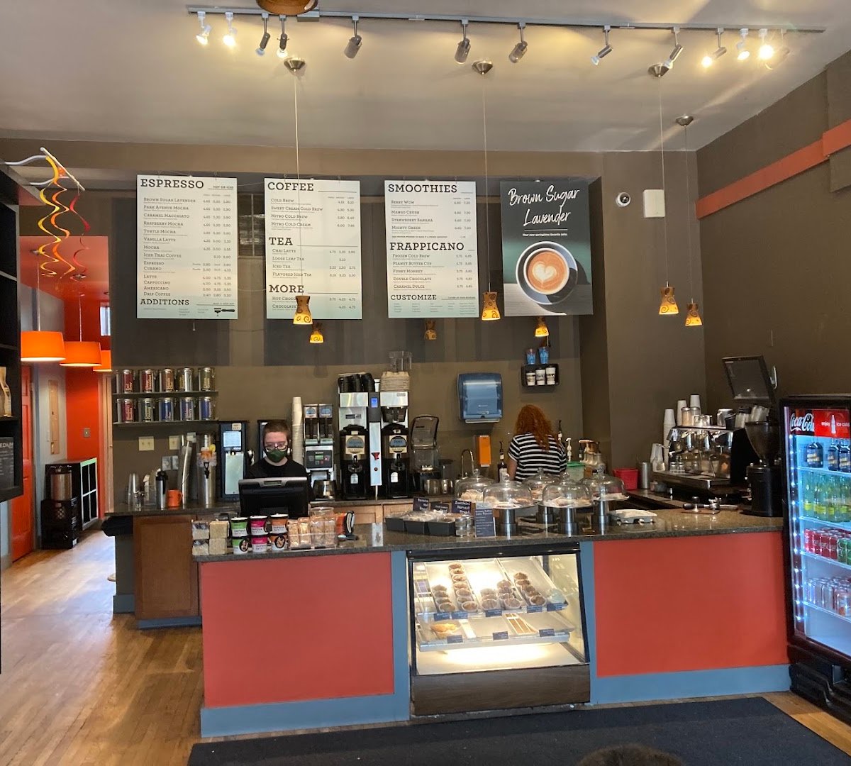 Interior of Park Avenue Coffee - Lafayette Square, specialty coffee shop in St. Louis