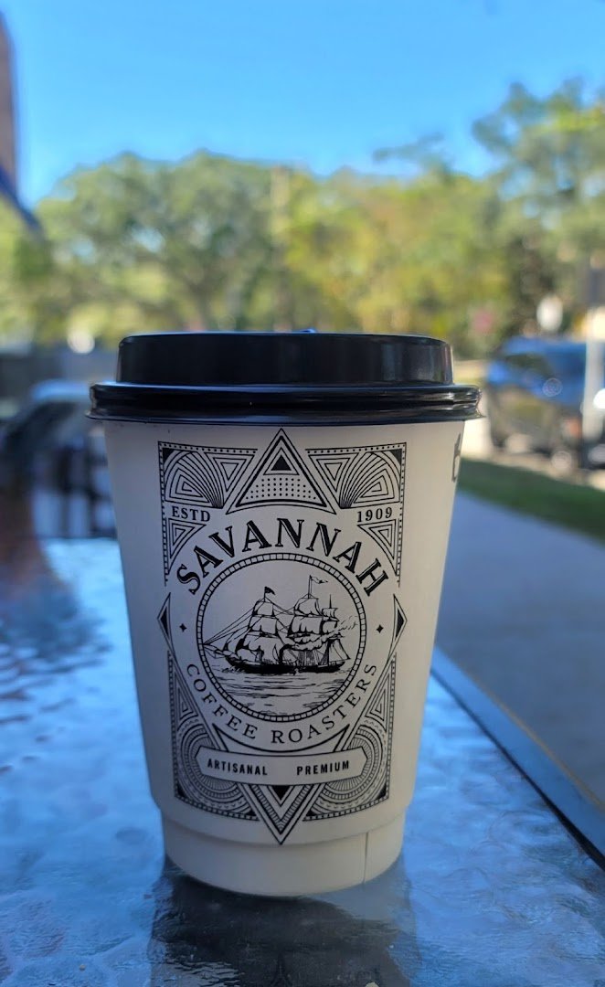 Coffee at Savannah Coffee Roasters, specialty coffee shop in Savannah
