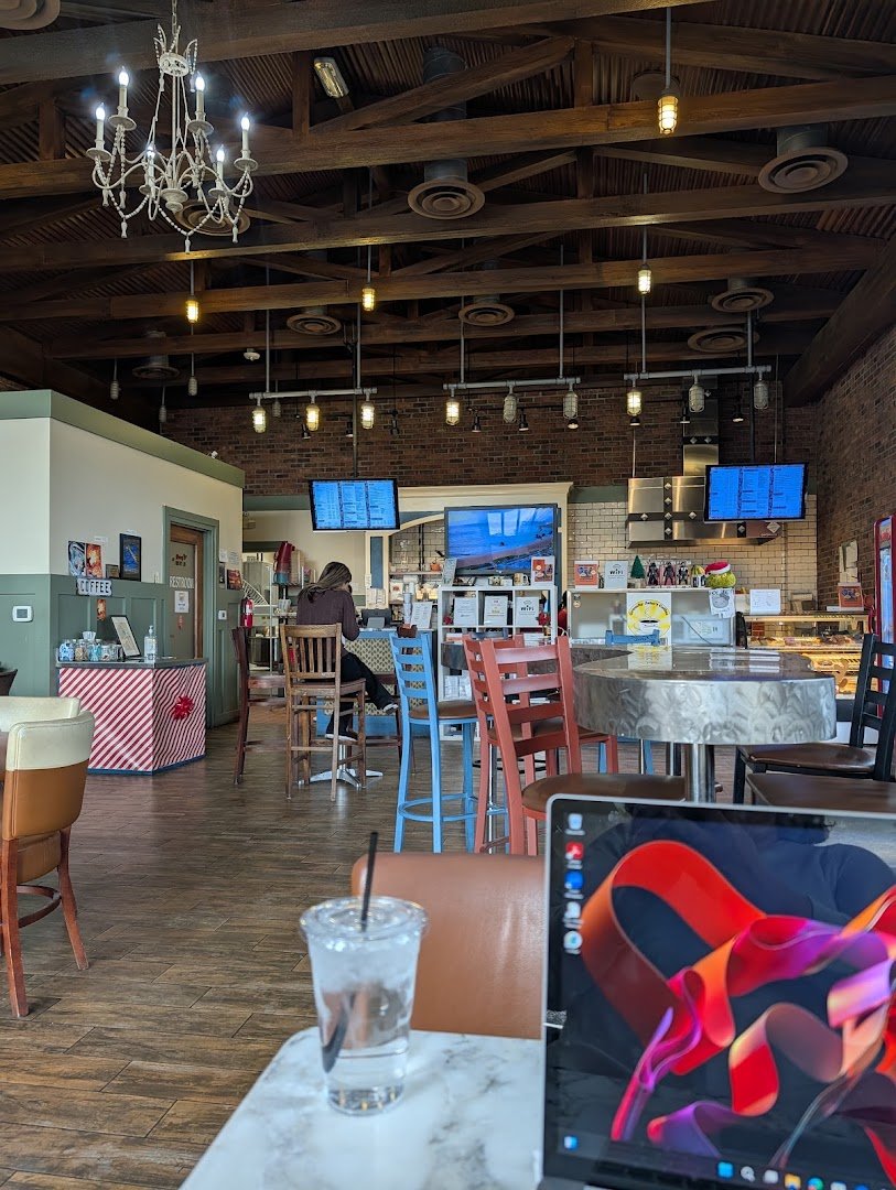 Interior of Grouchy John's Coffee, specialty coffee shop in Las Vegas