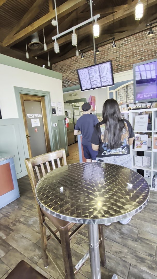 Interior of Grouchy John's Coffee, specialty coffee shop in Las Vegas