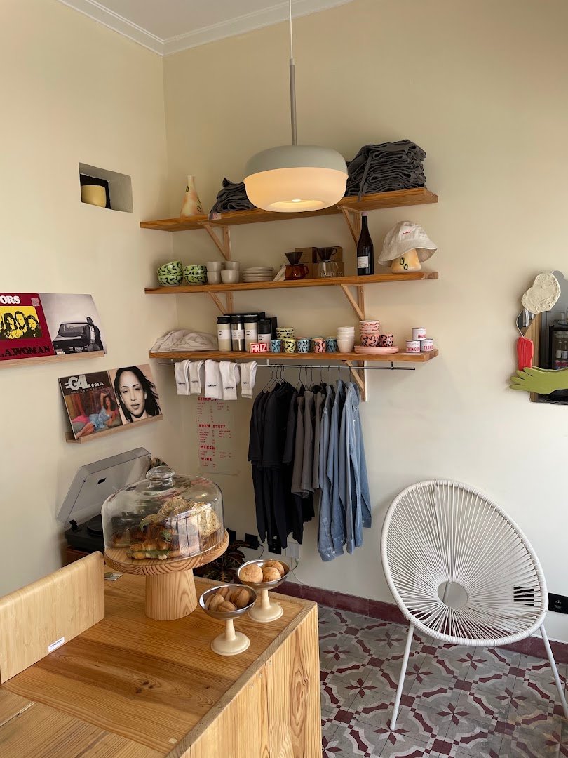 Interior of Anemia Specialty Coffee & Retail, specialty coffee shop in Lisbon