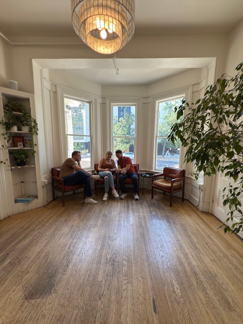 Interior of Milka Coffee Roasters, specialty coffee shop in Sacramento
