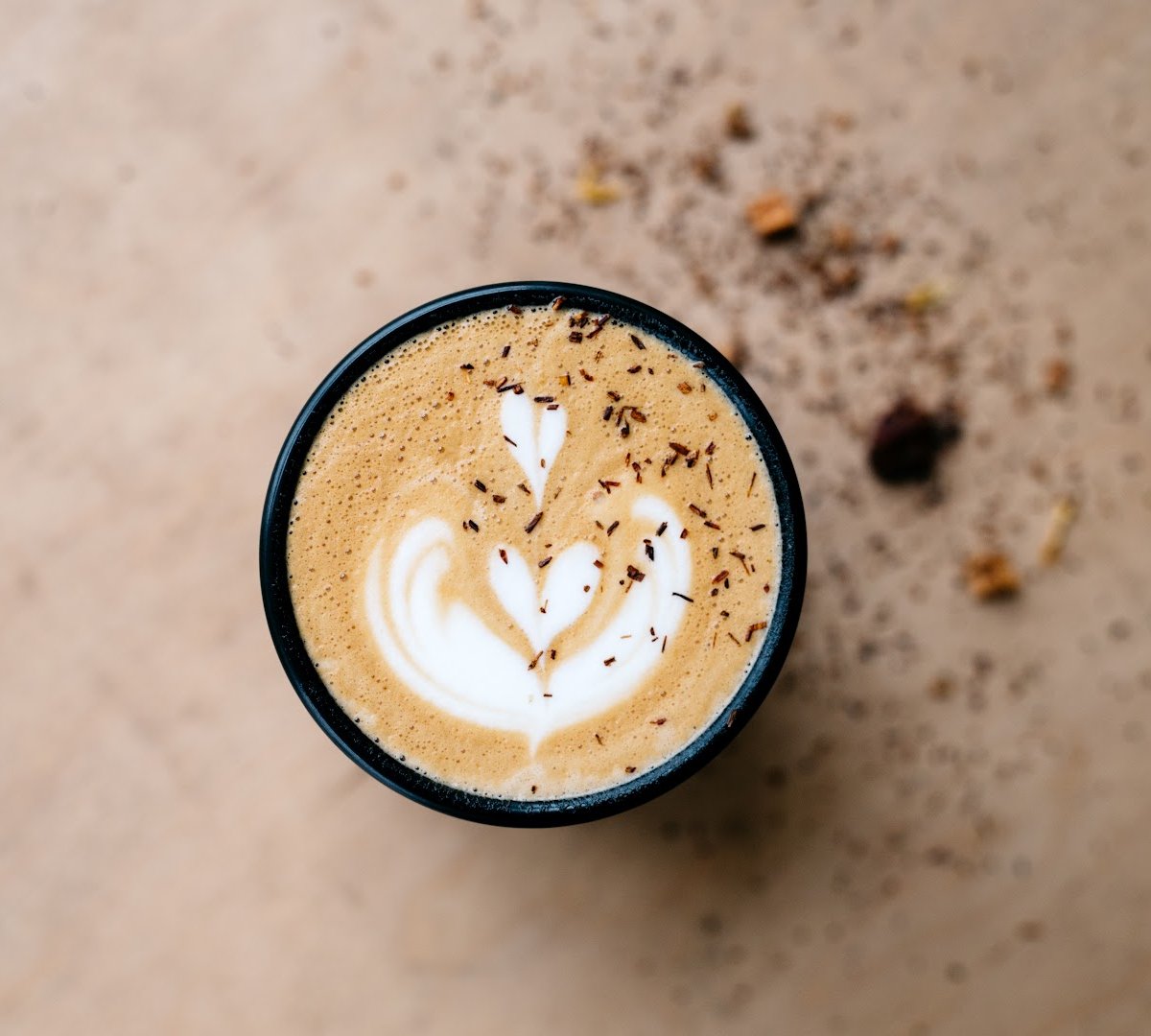 Coffee at Milka Coffee Roasters, specialty coffee shop in Sacramento