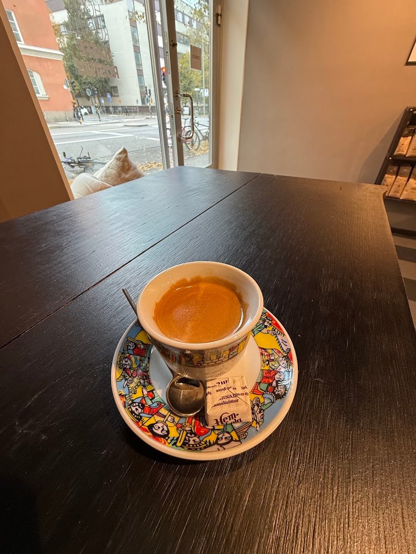 Coffee at Höga Kusten Kaffe Rosteri, specialty coffee shop in Stockholm
