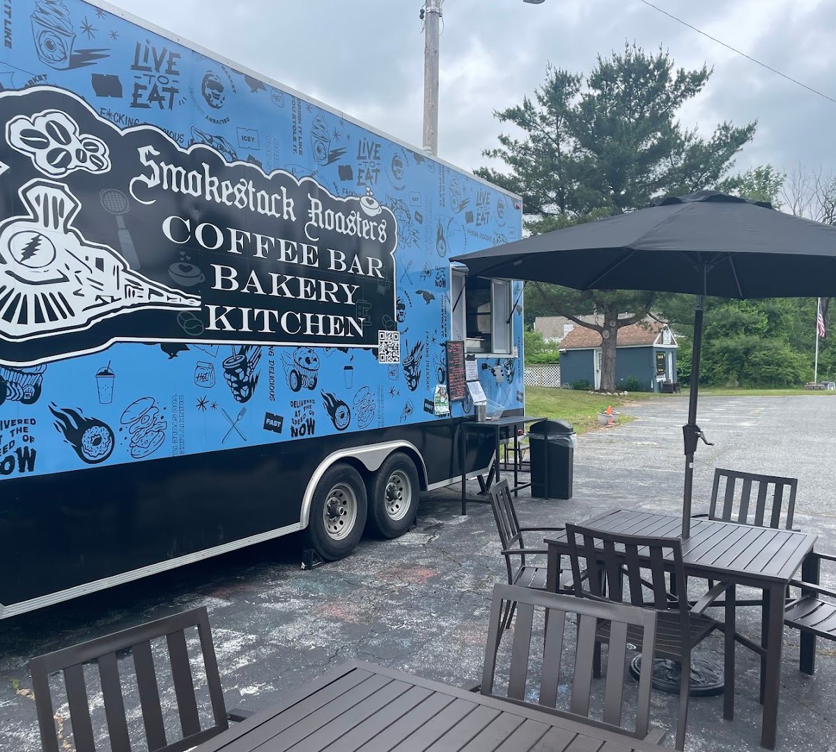 Storefront of Smokestack Roasters Princeton, specialty coffee shop in Worcester
