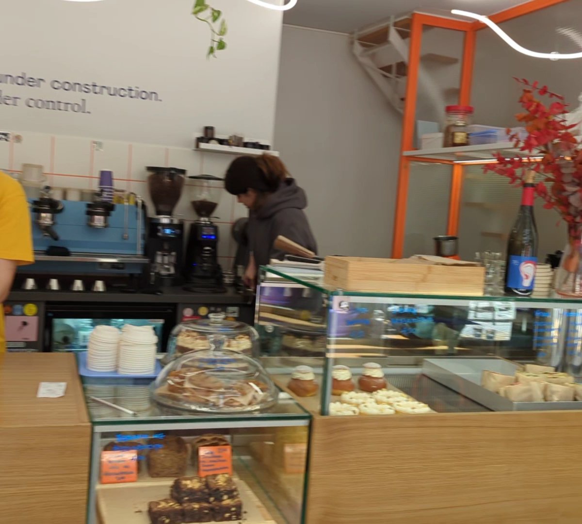 Interior of Williwaw Café & Canteen, specialty coffee shop in Athens