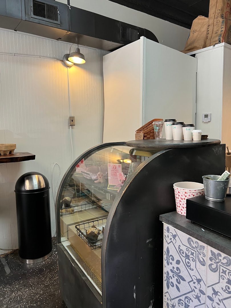 Interior of Espresso a mano, specialty coffee shop in Pittsburgh