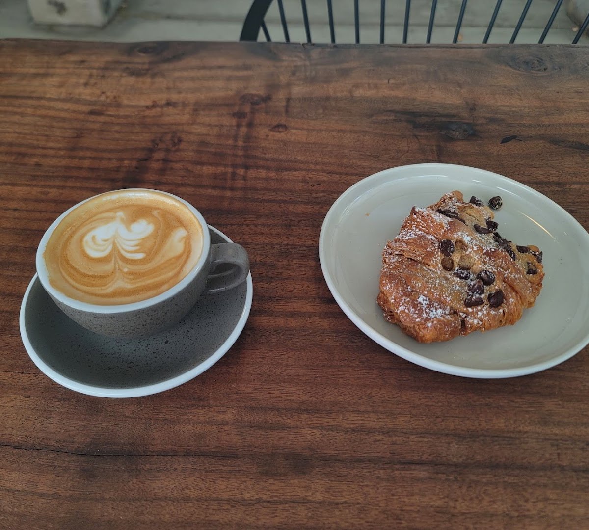 Coffee at Mast Coffee, specialty coffee shop in Sacramento