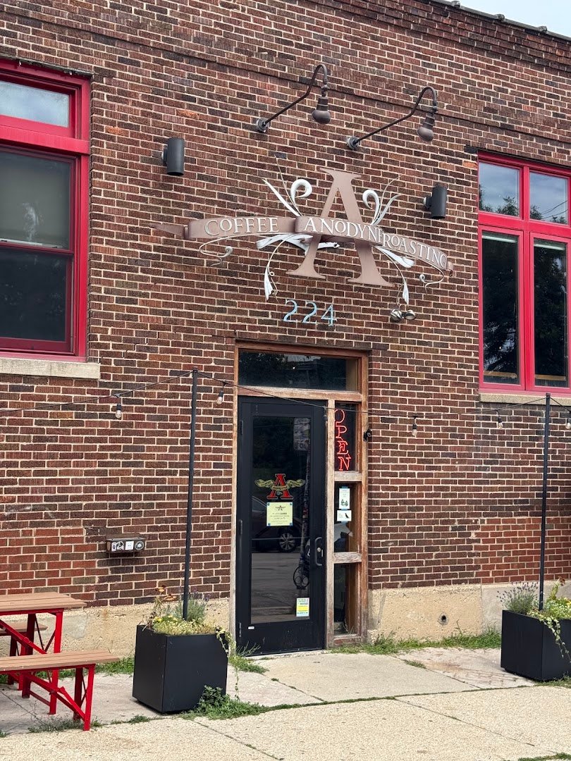 Storefront of Anodyne Coffee Roasting Co. | Walker’s Point, specialty coffee shop in Milwaukee