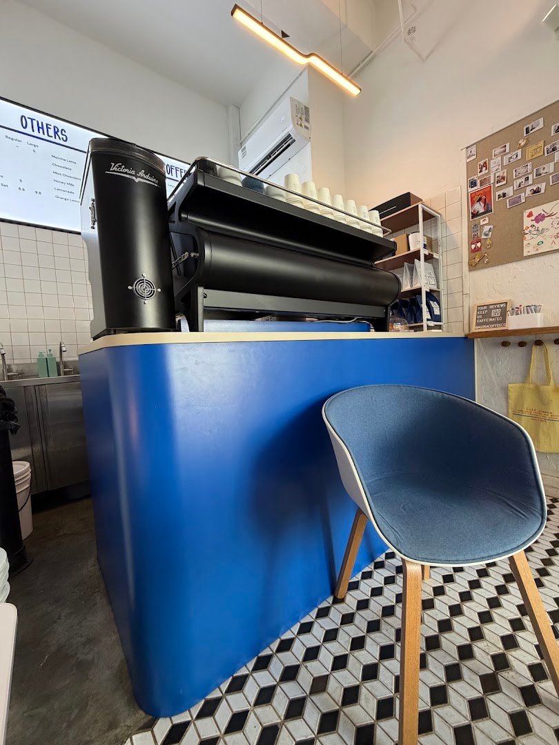 Interior of Agora Coffee, specialty coffee shop in Singapore