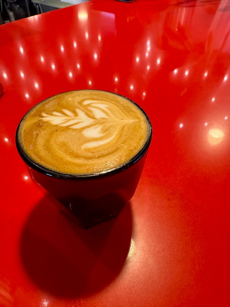 Coffee at The Coffee Fox Roasting Co., specialty coffee shop in Savannah