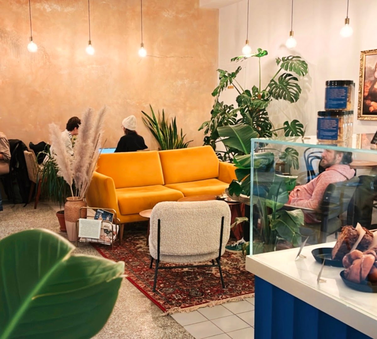 Interior of eter, specialty coffee shop in Warsaw