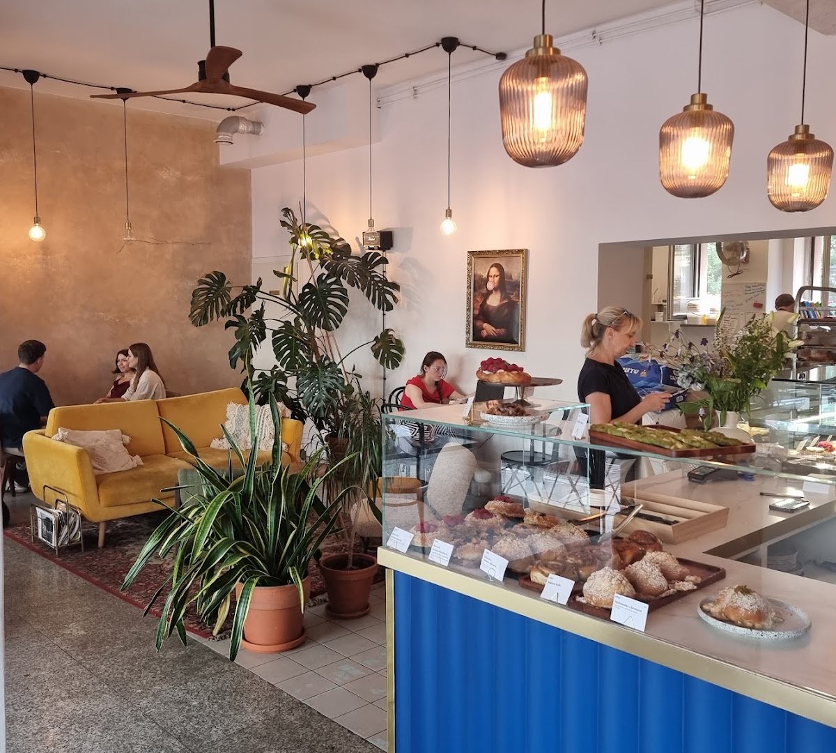 Interior of eter, specialty coffee shop in Warsaw