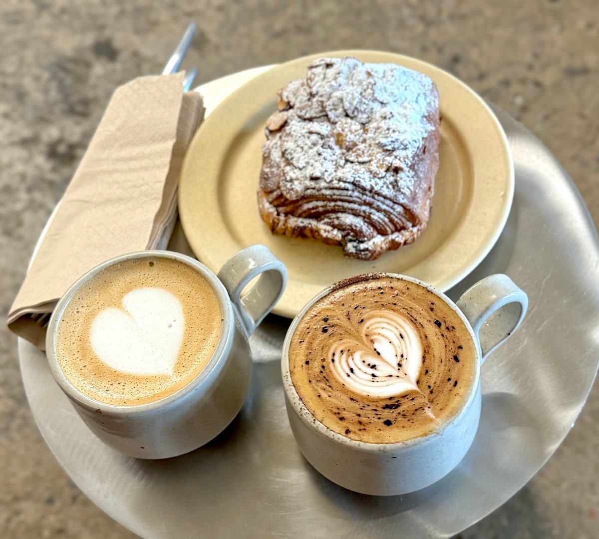 Coffee at Rumours Coffee, specialty coffee shop in Auckland