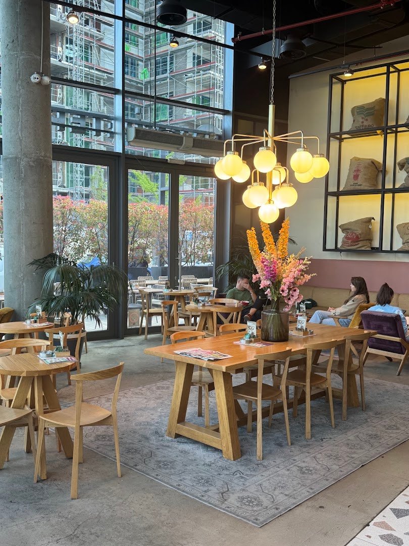 Interior of Kafeterija Belgrade Waterfront, specialty coffee shop in Belgrade
