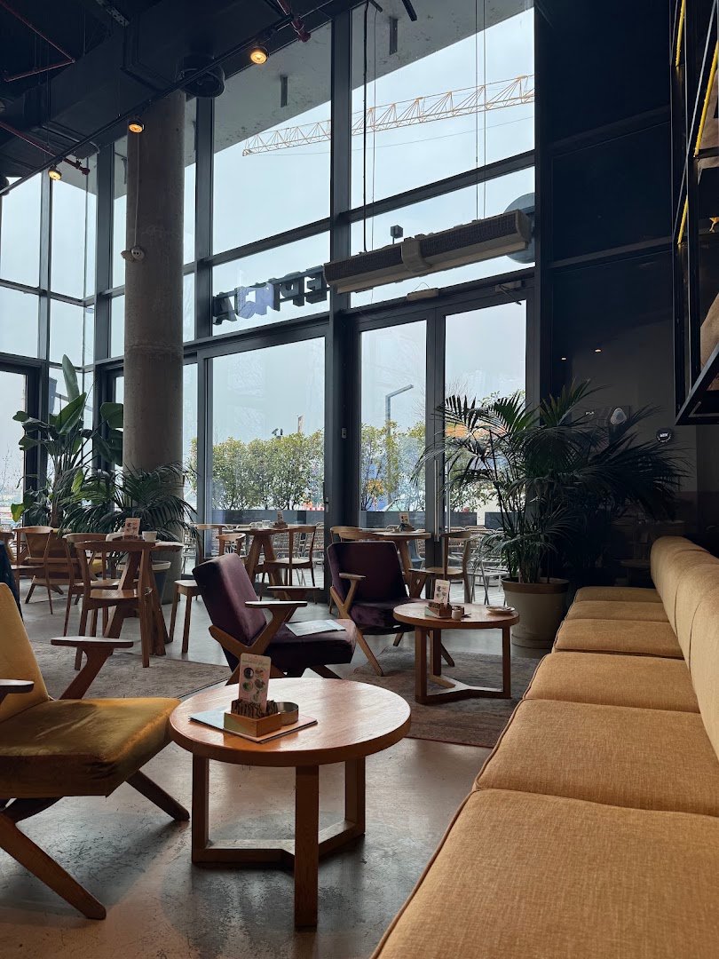 Interior of Kafeterija Belgrade Waterfront, specialty coffee shop in Belgrade