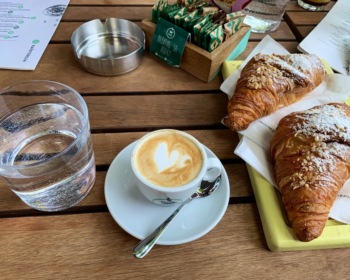 Coffee at Kafeterija Belgrade Waterfront, specialty coffee shop in Belgrade