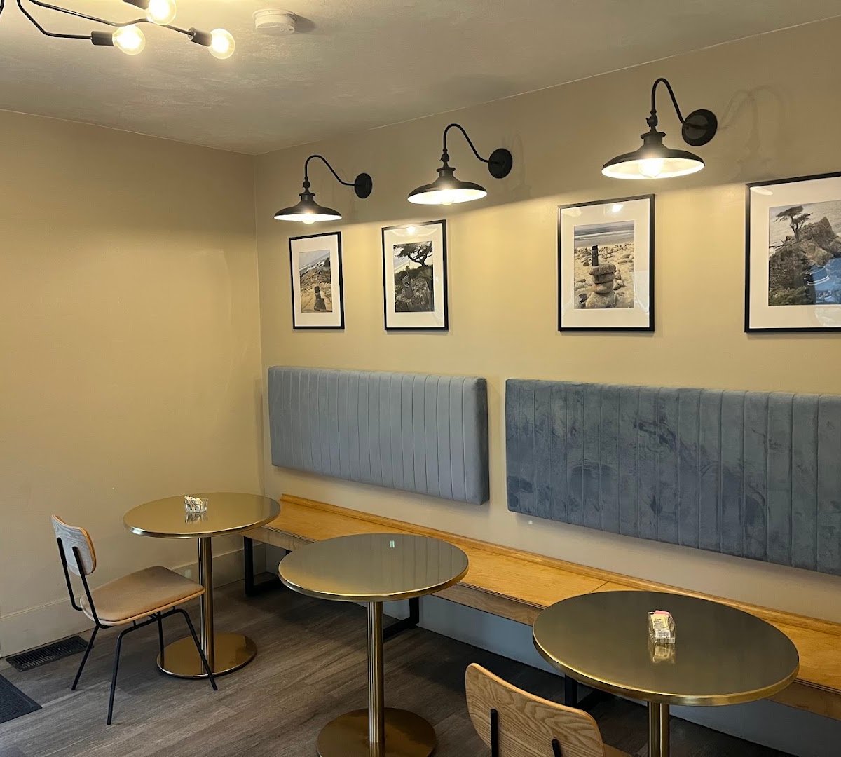 Interior of Sturbridge Coffee Roasters, specialty coffee shop in Worcester